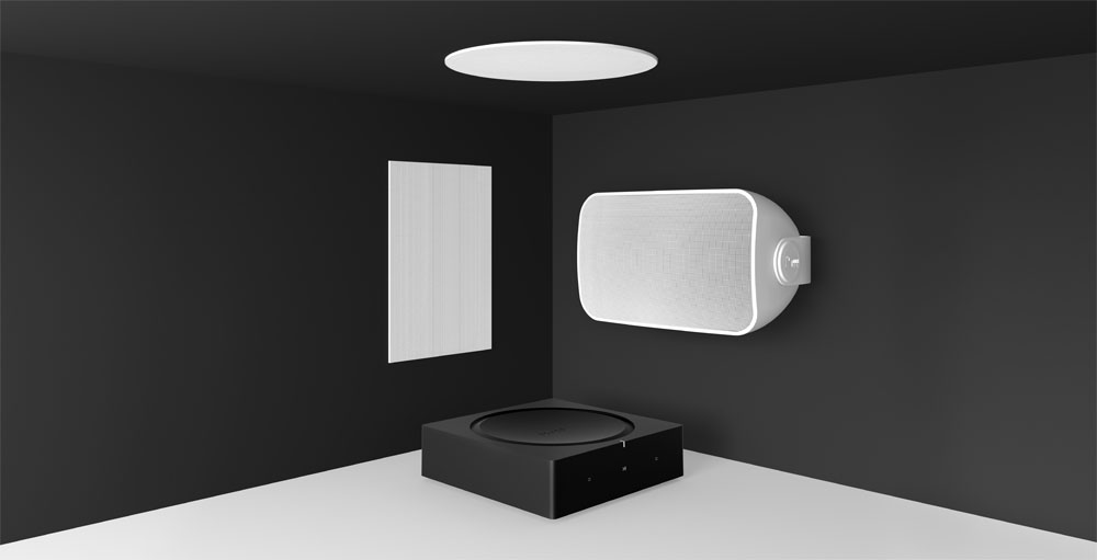 Sonos Amp test Sonance Outdoor flush-mounted