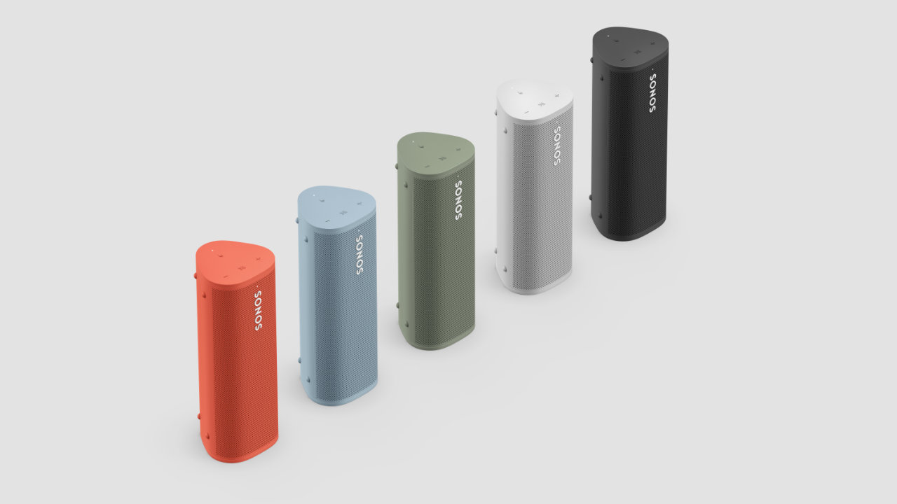 Sonos Roam colors red, blue, green, white, black